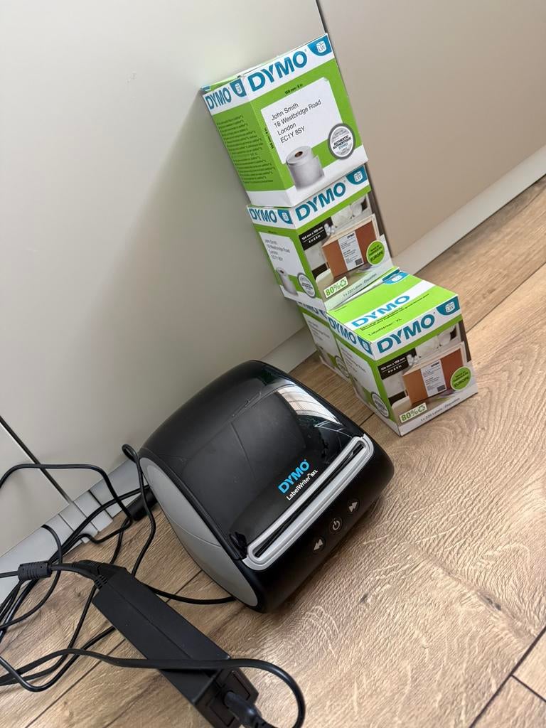 Dymo 5XL labelwriter incl +/- 1000 originele Dymo labels, Computers en Software, Labelprinters, Ophalen, Zo goed als nieuw