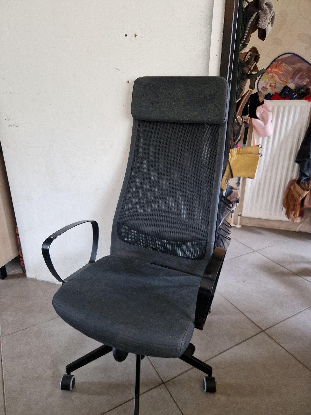 bureau stoel ikea markus, Ophalen, Zwart, Bureaustoel