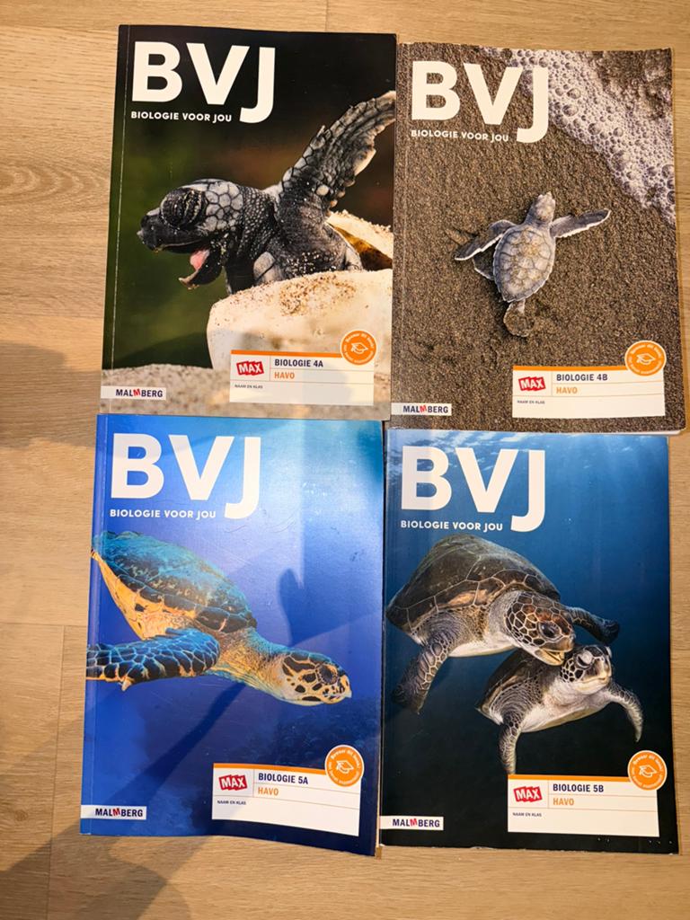 Biologie voor jou HAVO5 (4A,4B,5A,5B) complete set/los, Ophalen of Verzenden, Zo goed als nieuw, HAVO, Biologie