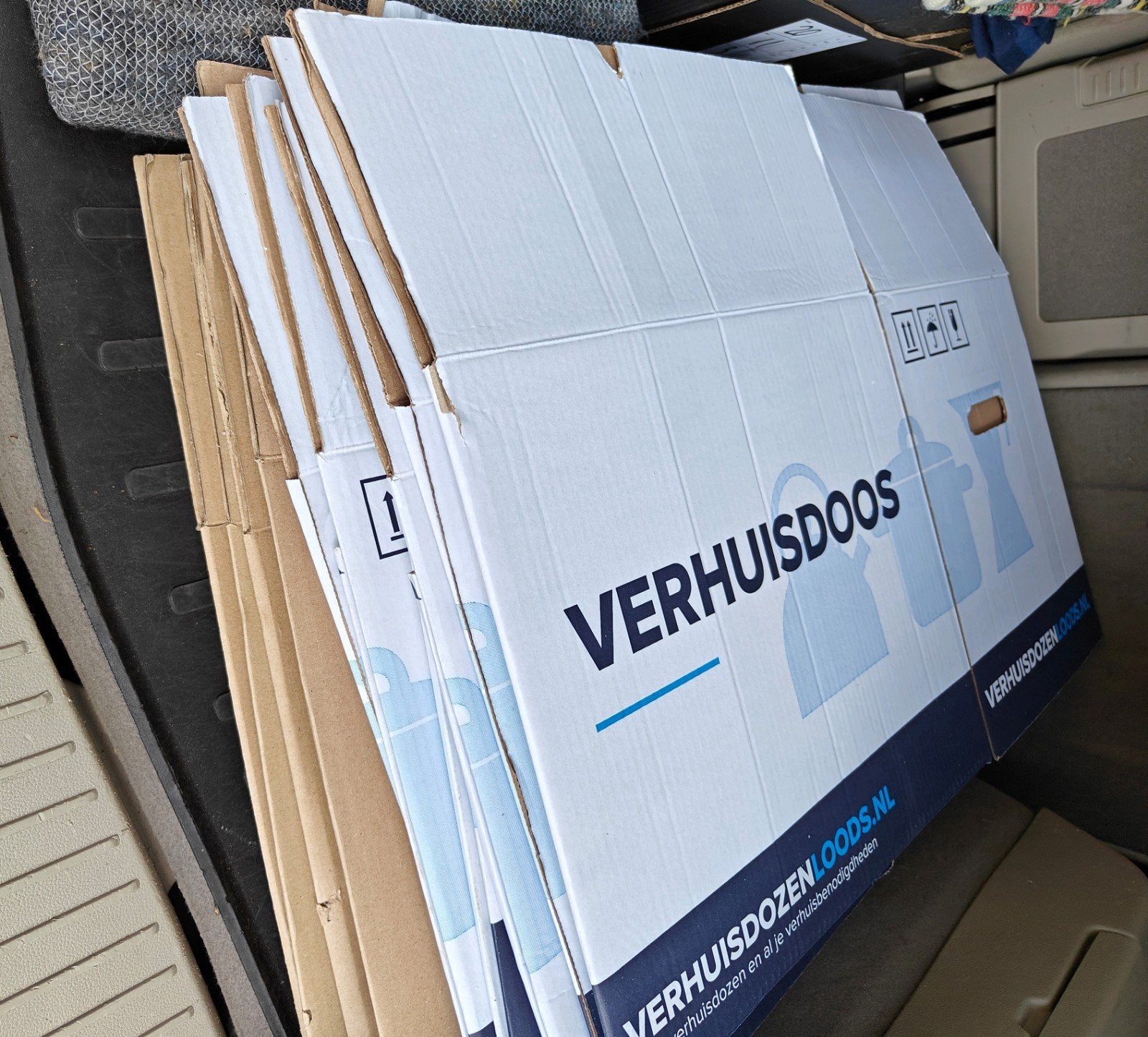 Verhuisdozen, Ophalen, 40 tot 60 cm, 50 tot 75 cm, 35 tot 50 cm