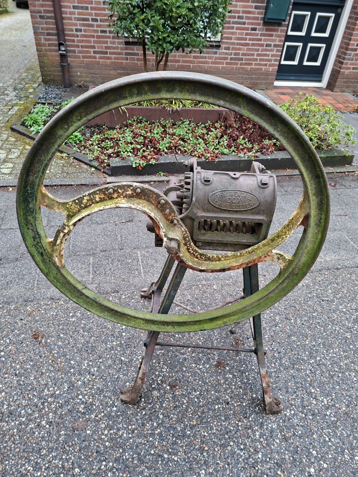 Antieke voersnijder - The Bentall CCX Chaff Cutter, Ophalen