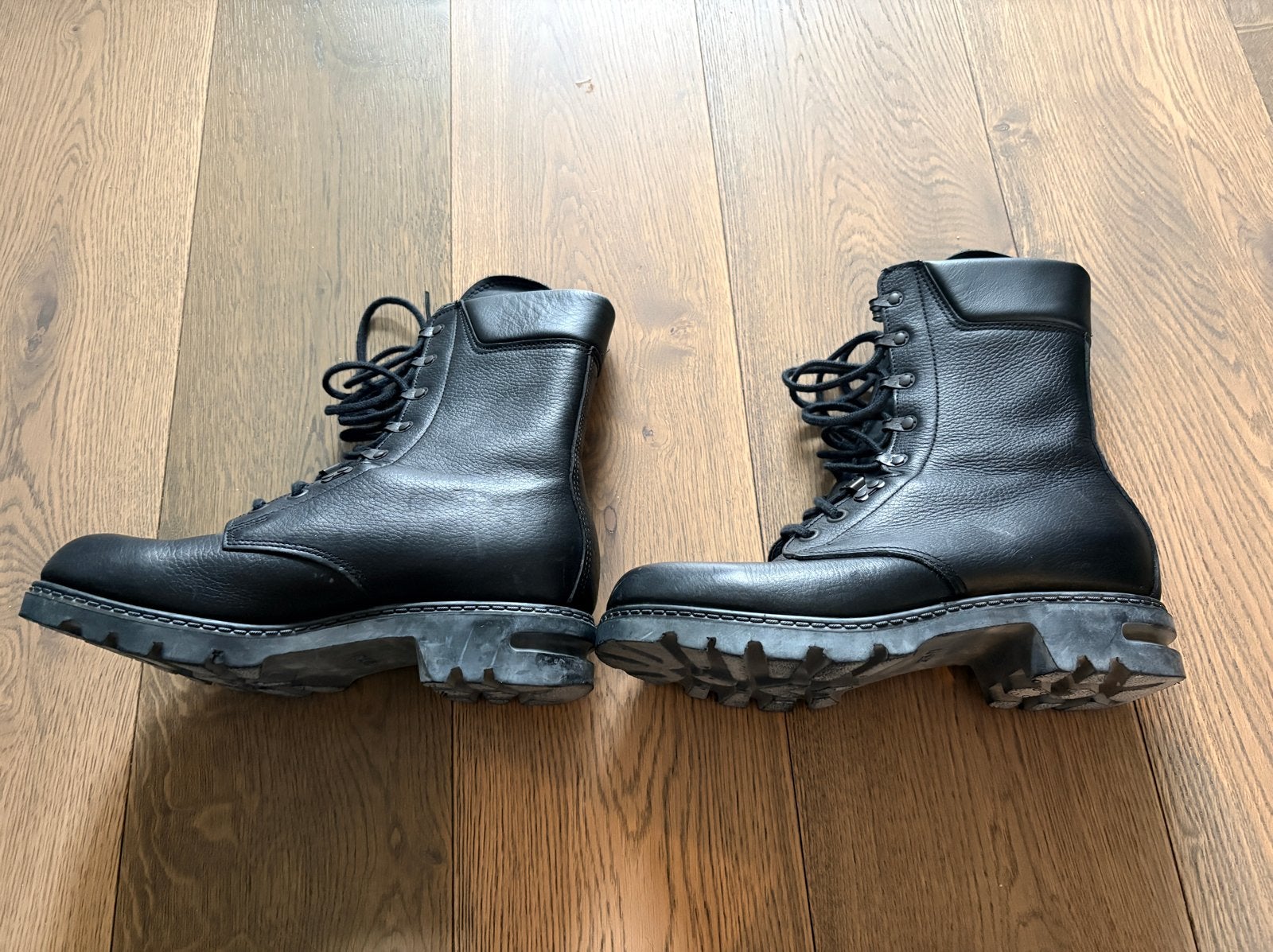 Zwarte leren kisten, Kleding | Heren, Zwart, Boots, Ophalen of Verzenden, Zo goed als nieuw