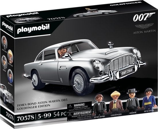 PLAYMOBIL James Bond Aston Martin DB 70578, Ophalen, Complete set, Voertuig, Zo goed als nieuw