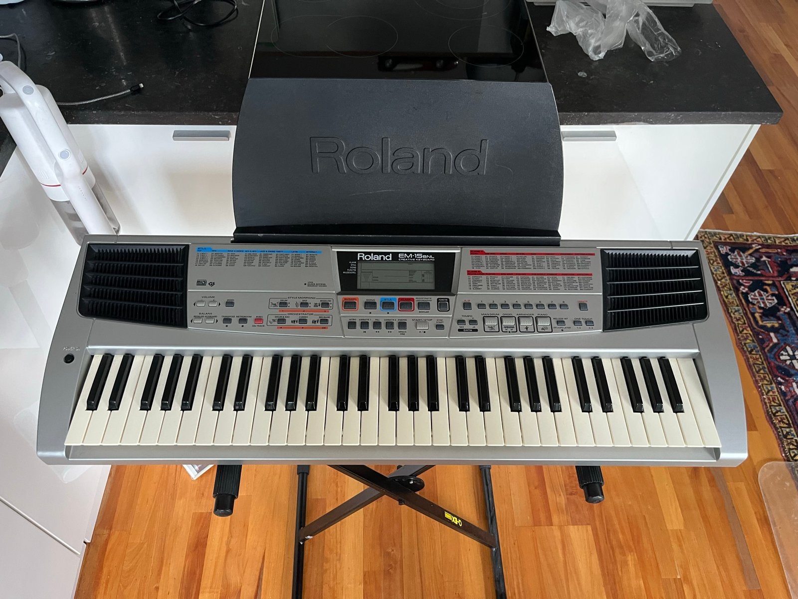 Roland EM-15 Keyboard met standaard - Ideaal voor beginners, Ophalen, Roland, Met standaard, 61 toetsen
