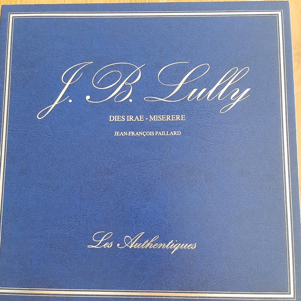 LP J.B. Lully - Dies Irae - Miserere, Cd's en Dvd's, Overige typen, Ophalen of Verzenden, Zo goed als nieuw, 12 inch