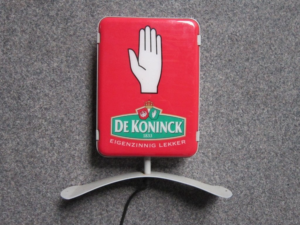 DE KONINCK BIER LICHTRECLAME, Verzamelen, Ophalen, Zo goed als nieuw, Overige typen, De Koninck