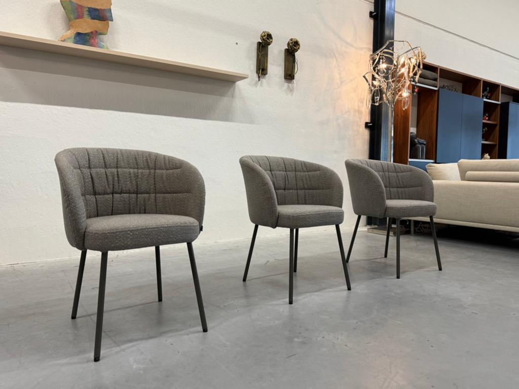 4 Nieuw Rolf Benz Noa Eetkamerstoelen Design stof Stoel