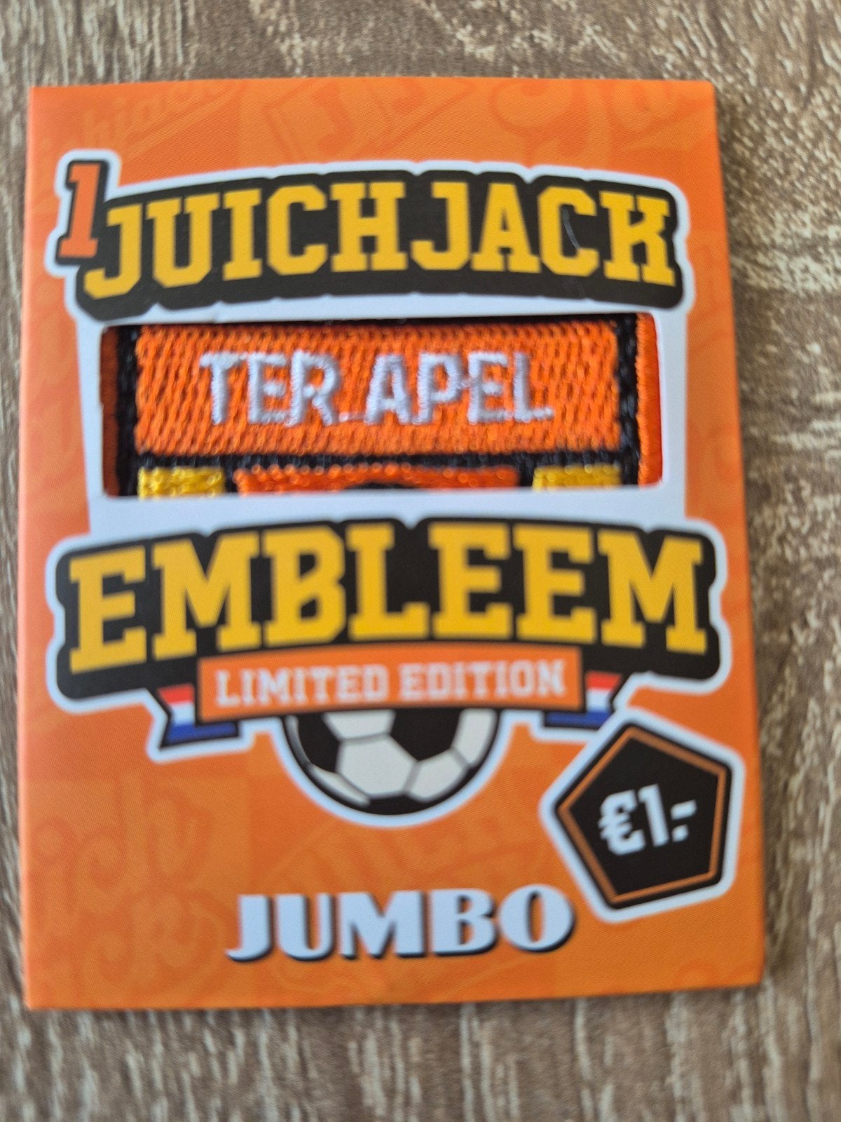 Juichjack embleem, Verzamelen, Supermarktacties, Jumbo, Ophalen of Verzenden