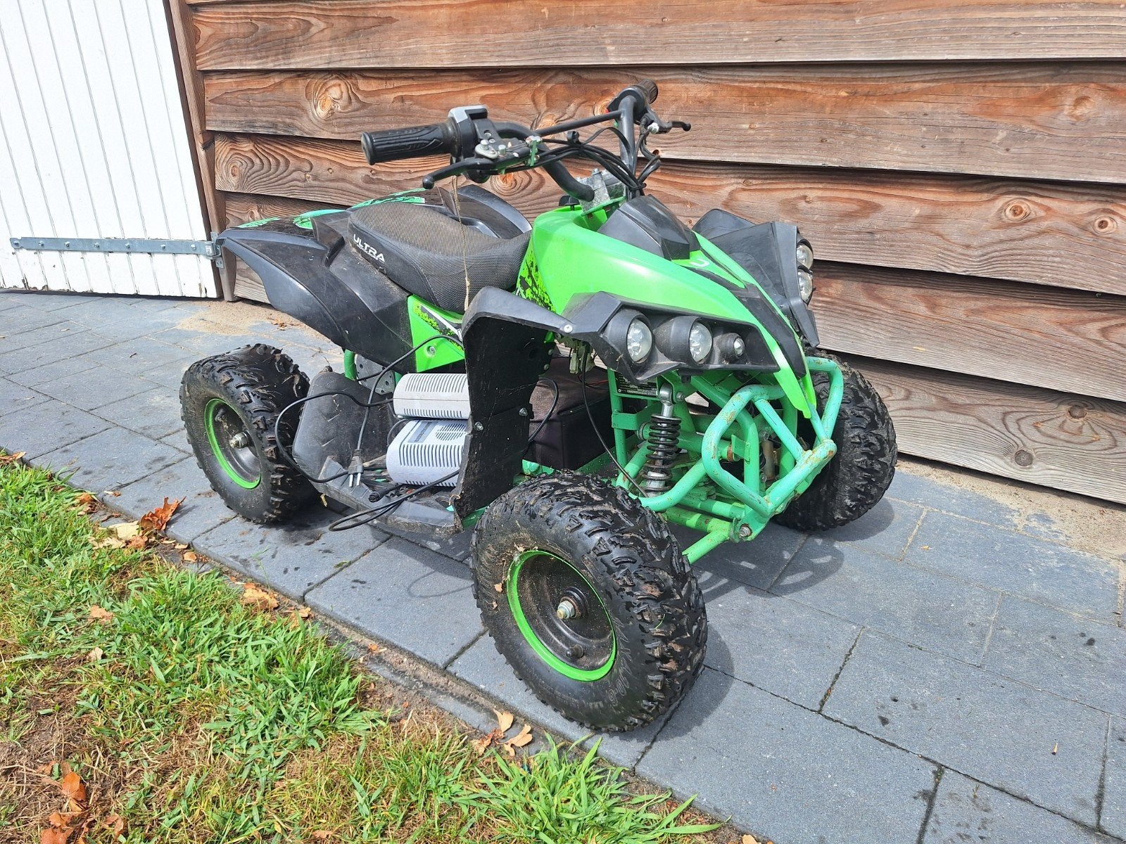 elektrische kinderquad, Ophalen
