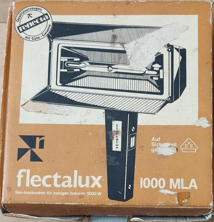 Flectalux - Filmlamp/Fotolamp 1000W MLA - Vintage, Ophalen of Verzenden, Gebruikt, Overige merken, Overige typen