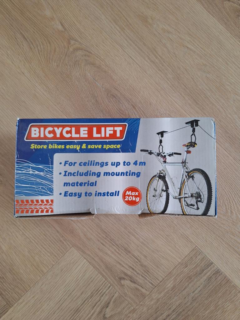 Fietslift voor plafondmontage - Max 20kg, tot 4m hoog, Ophalen of Verzenden, Nieuw, Onbekend