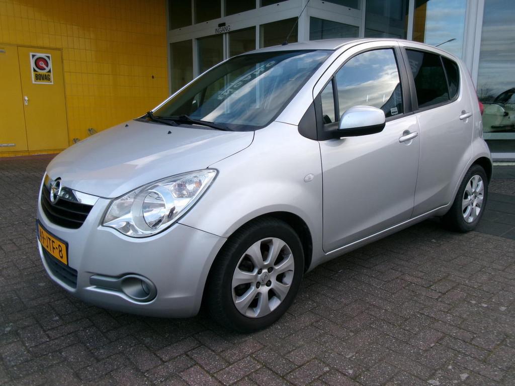 Opel Agila 1.2 AUTOMAAT, AIRCO, ELEC. RAMEN, HOGE ZIT, 4 cilinders, Origineel Nederlands, Bedrijf, Zilver of Grijs