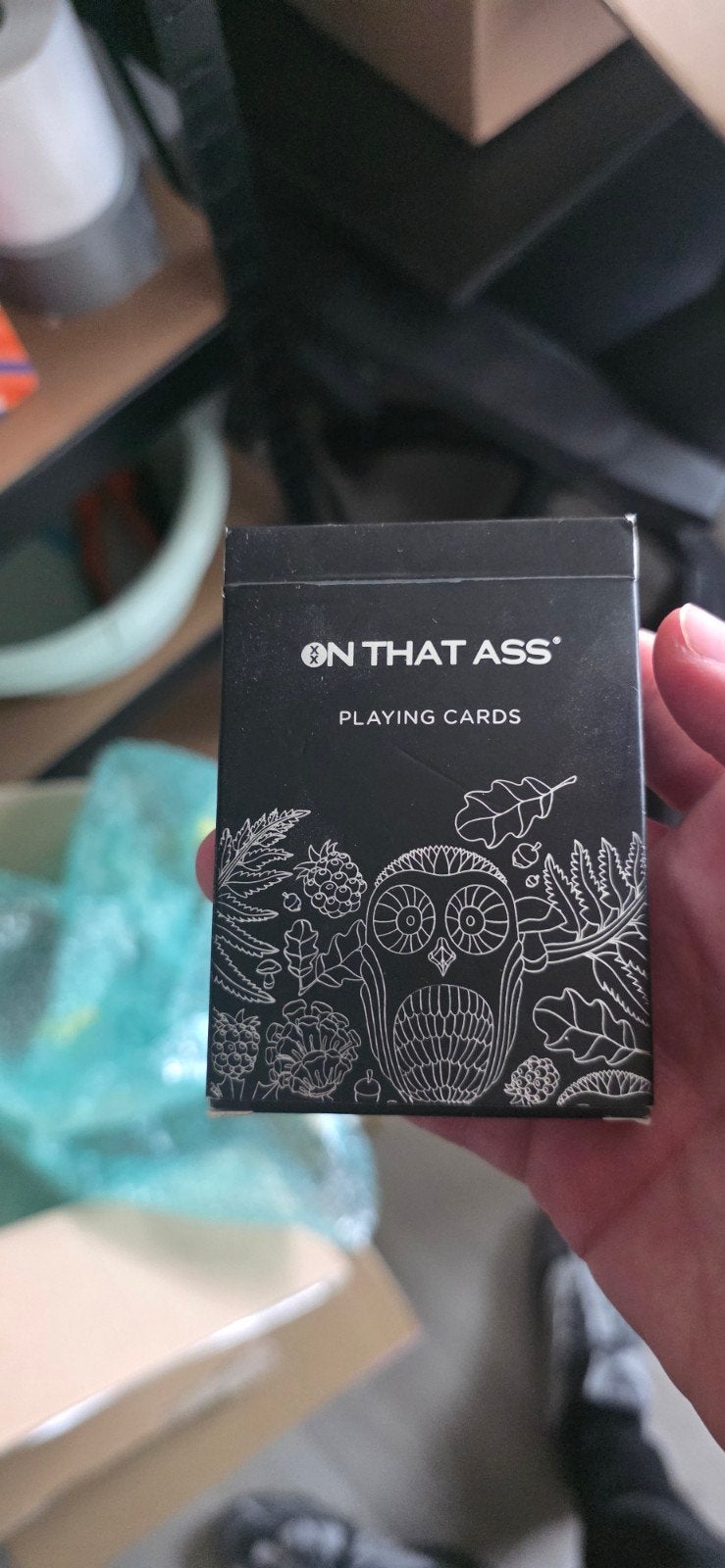 on that ass play cards, Drie of vier spelers, Ophalen of Verzenden, Zo goed als nieuw, On that ass