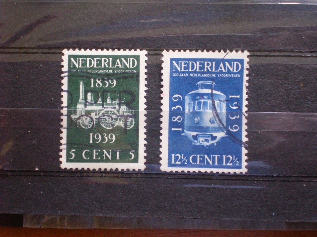 nederland nvph 325-326 gebruikt ( S 680)..€ 0,20, Postzegels en Munten, Verzenden