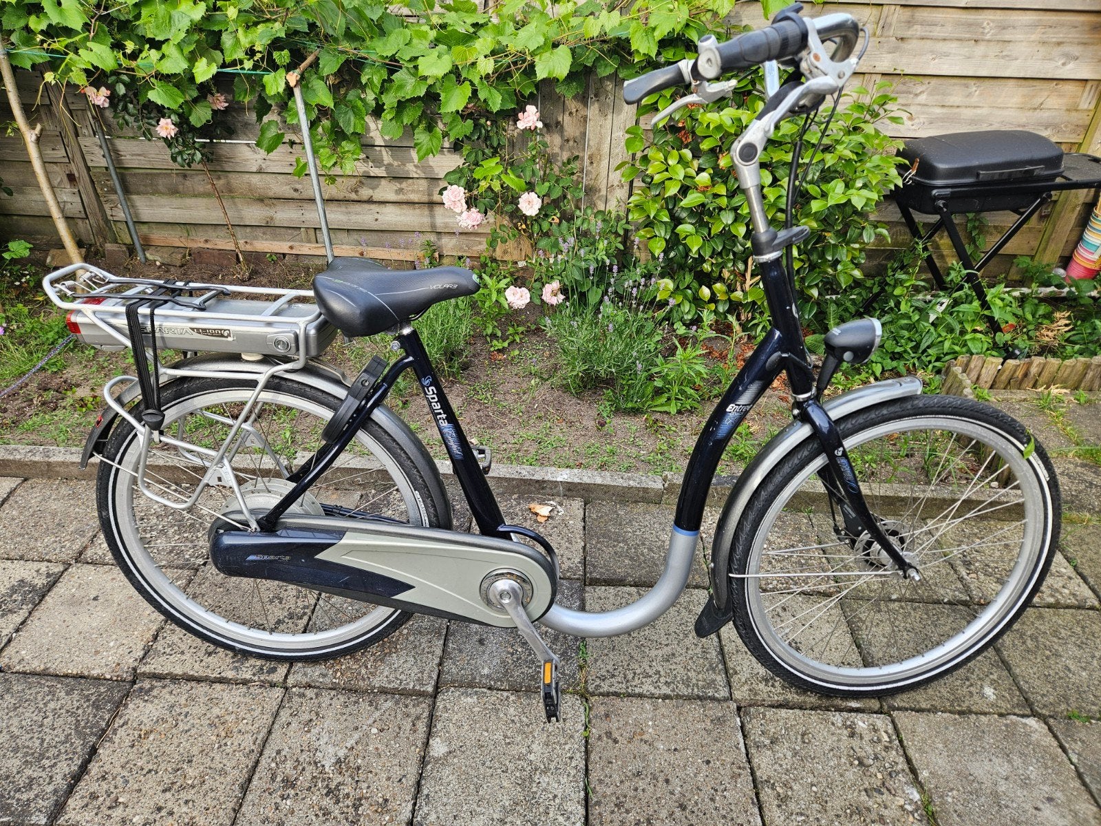 Fiets-Sparta Elektrische Damesfiets, Z.G.A.N, Fietsen en Brommers, Fietsen | Dames | Damesfietsen, Ophalen, Zo goed als nieuw