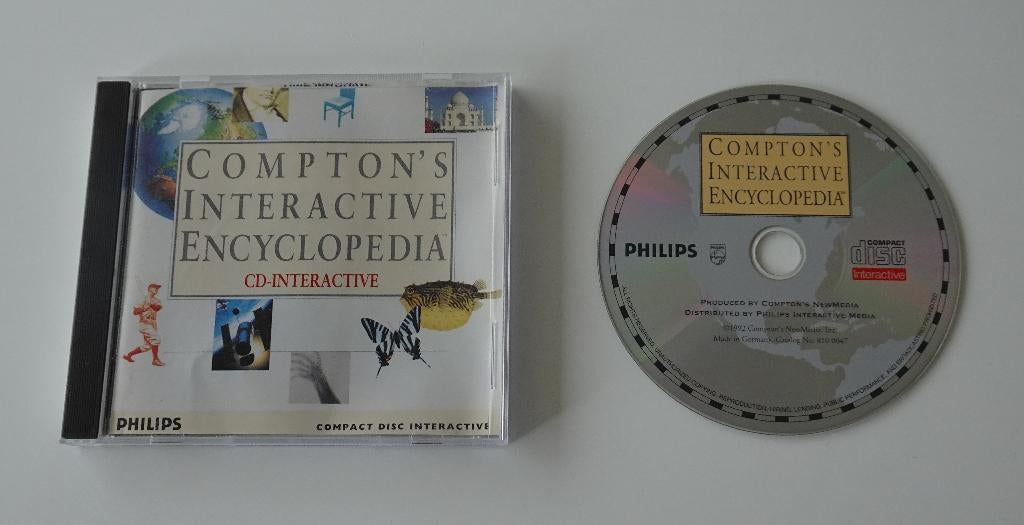 Compton's Interactive Encyclopedia voor Philips CD-i, 1 speler, Ophalen, Zo goed als nieuw, Vanaf 3 jaar