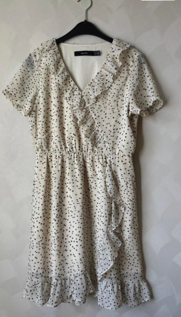 Zomerjurkje, Kleding | Dames, Maat 38/40 (M), Verzenden, Beige, Gedragen