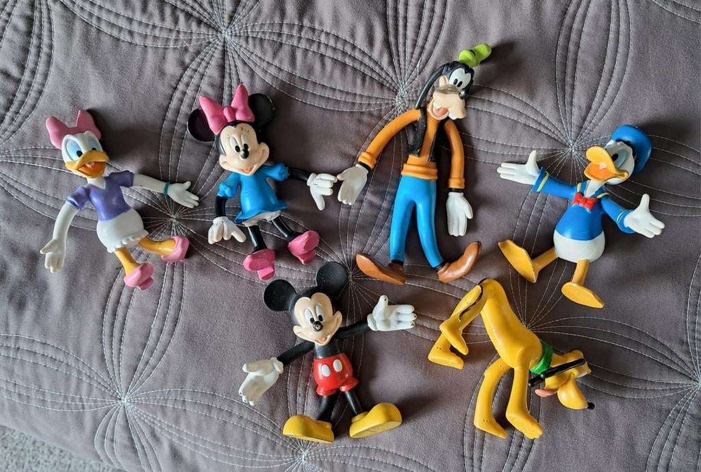 6 Disney figuurtjes, Ophalen of Verzenden, Overige typen