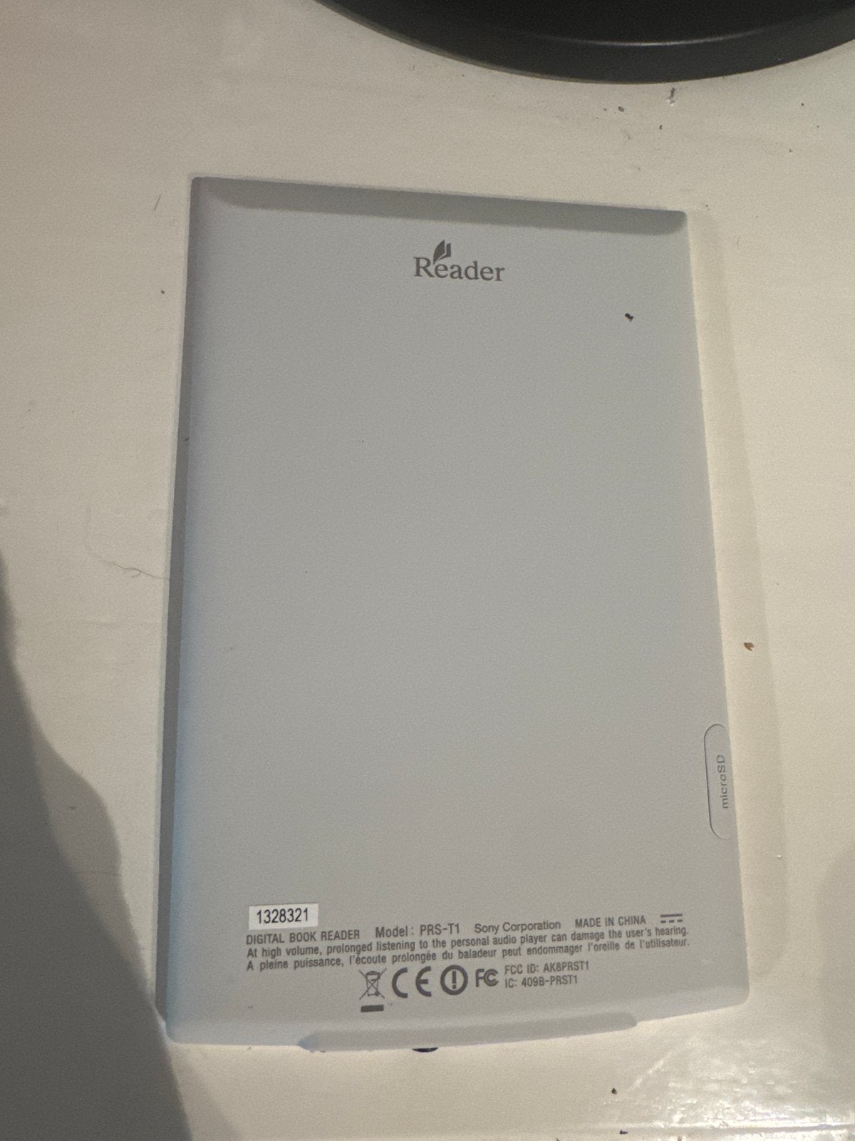 Sony Reader PRS-T1 e-reader - Gebruikt, Gebruikt, Ophalen of Verzenden, 4 GB of minder, Touchscreen