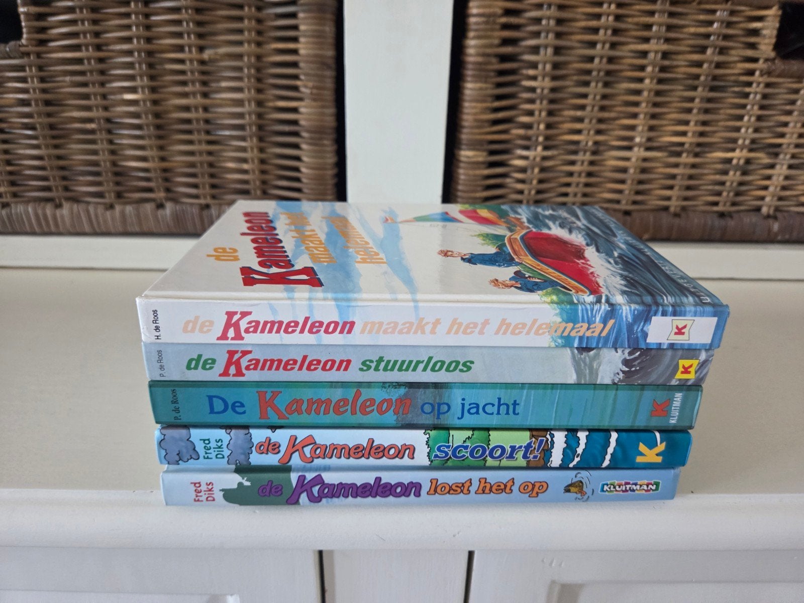 De kameleon - 5 boekjes, Boeken, Ophalen of Verzenden, Gelezen