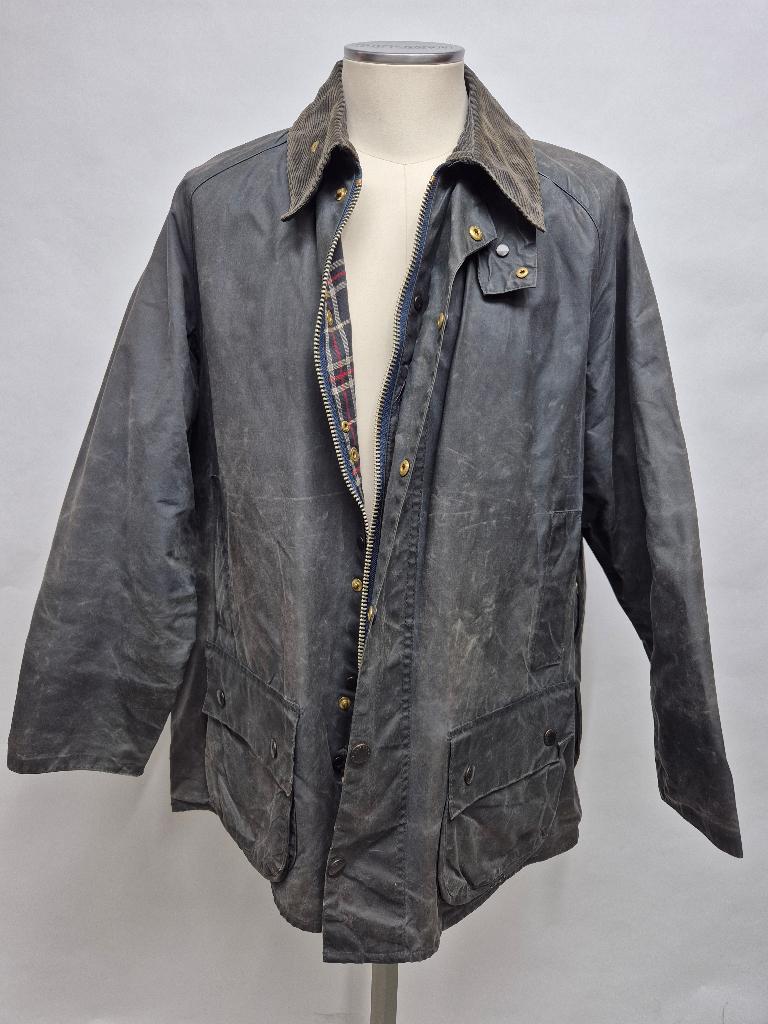 Barbour Beaufort wax jas, C48-122cm XXL, Barbour, Blauw, Overige maten, Ophalen of Verzenden