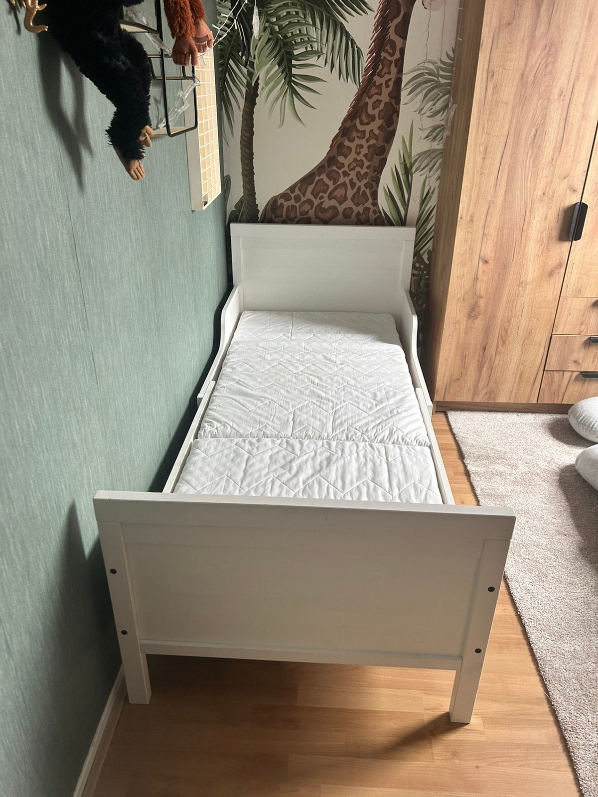 Peuter/kleuter bed, Kinderen en Baby's, Kinderkamer | Bedden, Ophalen, 70 tot 85 cm, 140 tot 160 cm, Zo goed als nieuw