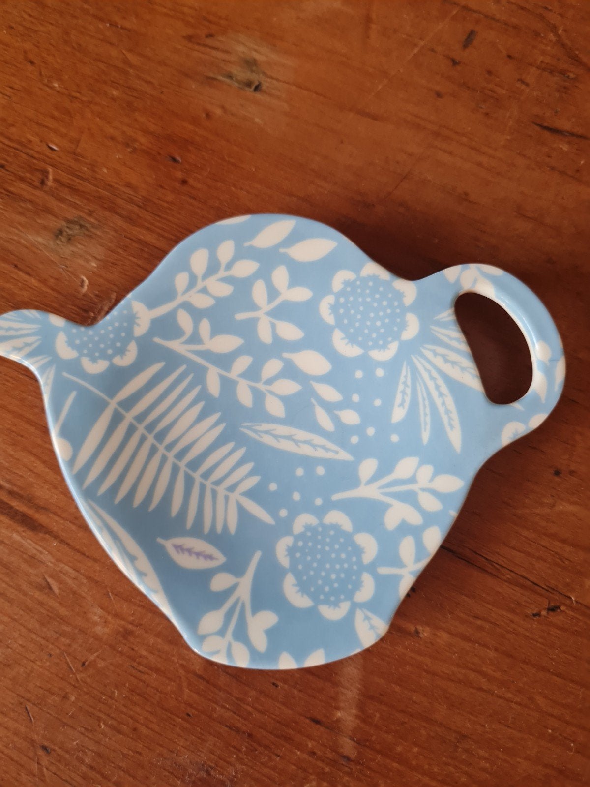 Leuke theezakjeshouder in de vorm van een theepotje, Kunststof, Ophalen of Verzenden, Overige merken, Overige typen