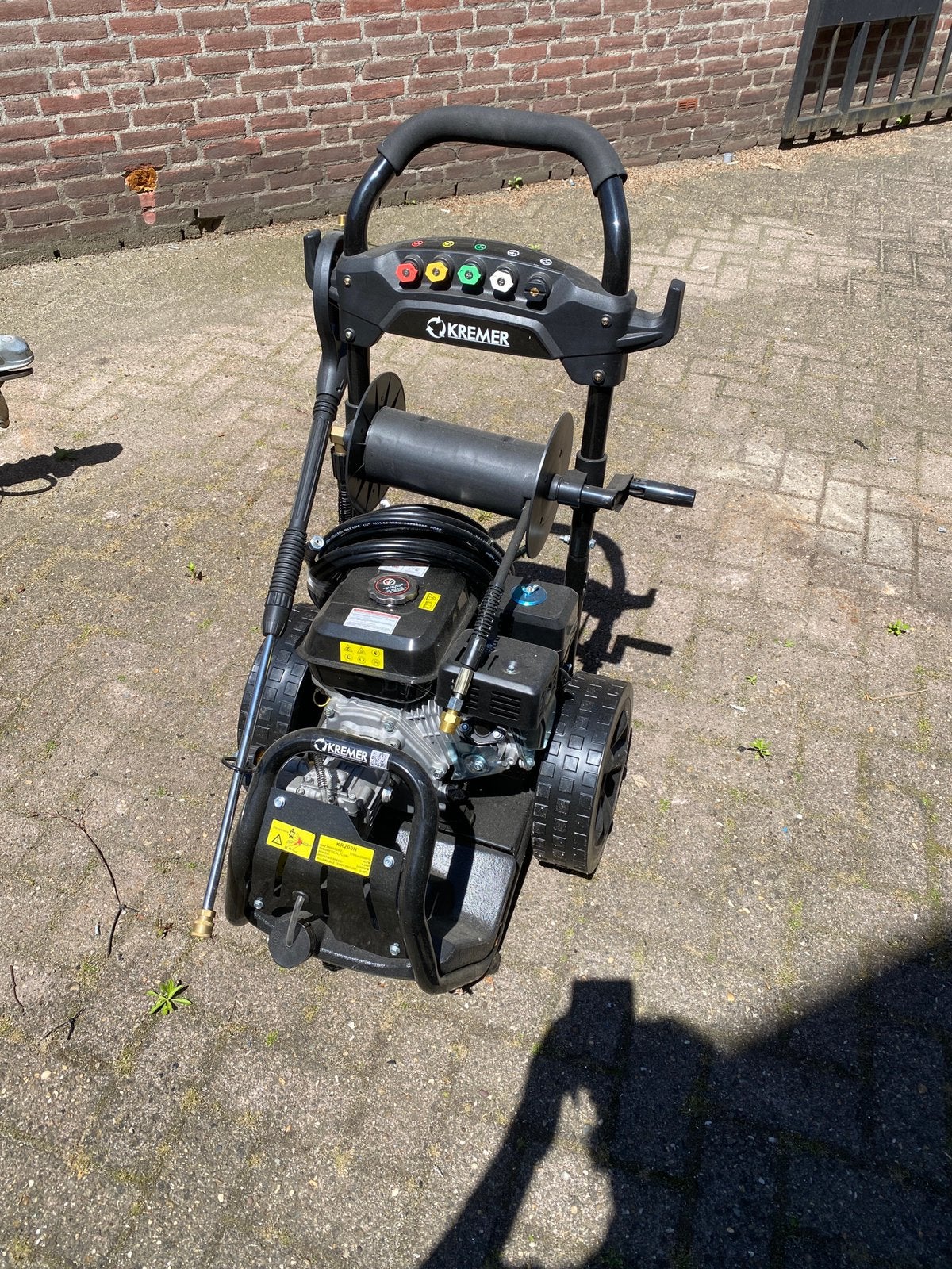 Nieuwe Kremer KR200h, Tuin en Terras, Ophalen, Nieuw, Benzine, Met regelbare waterdruk