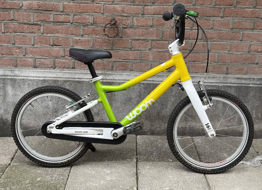 Woom 3 Limited Edition Atomic Neon – As good as new, Ophalen, Velgrem, Woom, 16 inch