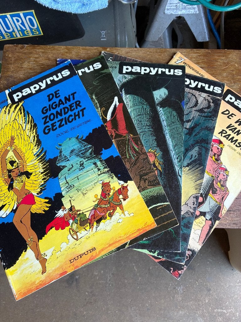 LOSSE VERKOOP ; Papyrus (DeGieter) div. delen , zie foto, Meerdere stripboeken, Ophalen of Verzenden, Zo goed als nieuw, Lucien de Gieter