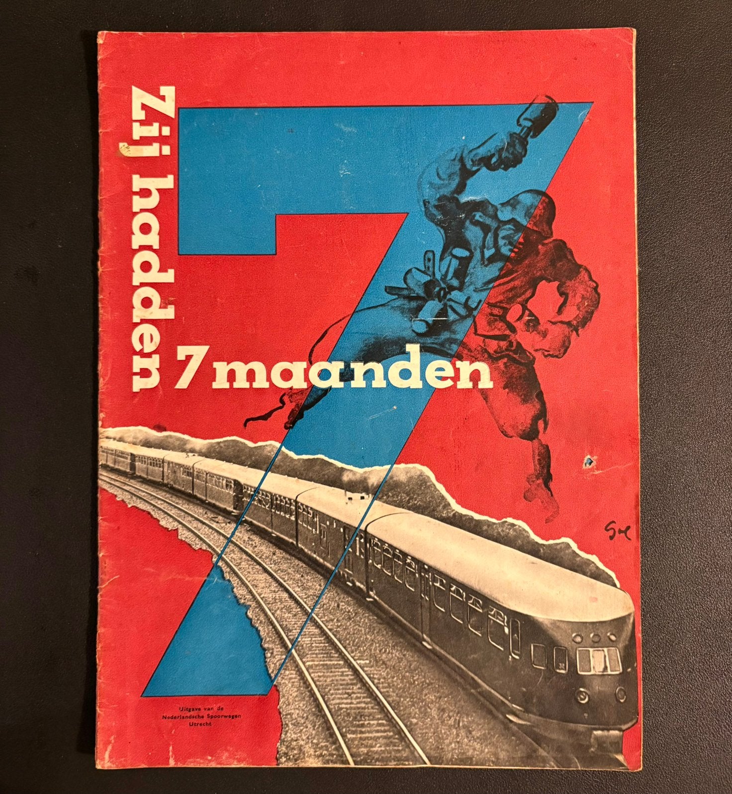 Zij hadden 7 maanden - herstel na de oorlog (1948), Ophalen of Verzenden, Zo goed als nieuw, Trein, Boek of Tijdschrift