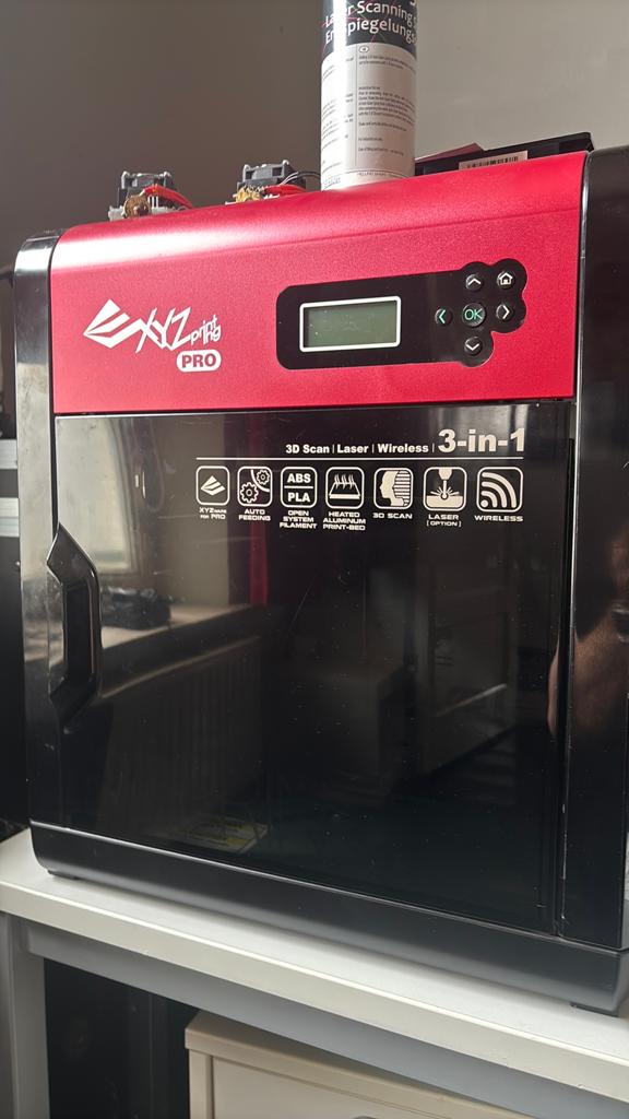 3d printer met 3d scanner en graveer laser tekoop, Ophalen, Gebruikt, Ingebouwde Wi-Fi, Filament