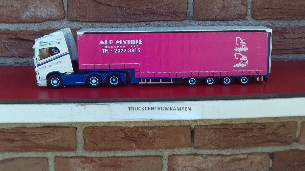 Tekno  Volvo  FH4  Globetrotter  van  Alf  Myhre., Hobby en Vrije tijd, Ophalen of Verzenden, Nieuw, Bus of Vrachtwagen, Tekno