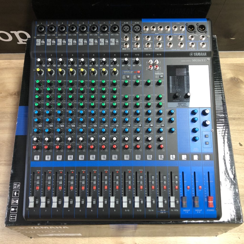 Yamaha MG16XU Analoge USB Mixer 16 kanaals | In doos, Yamaha, Zo goed als nieuw, Support@yamaha.com, 10-1, Nakazawa-cho
Naka-ku, Hamamatsu
Shizuoka 430-8650
Japan