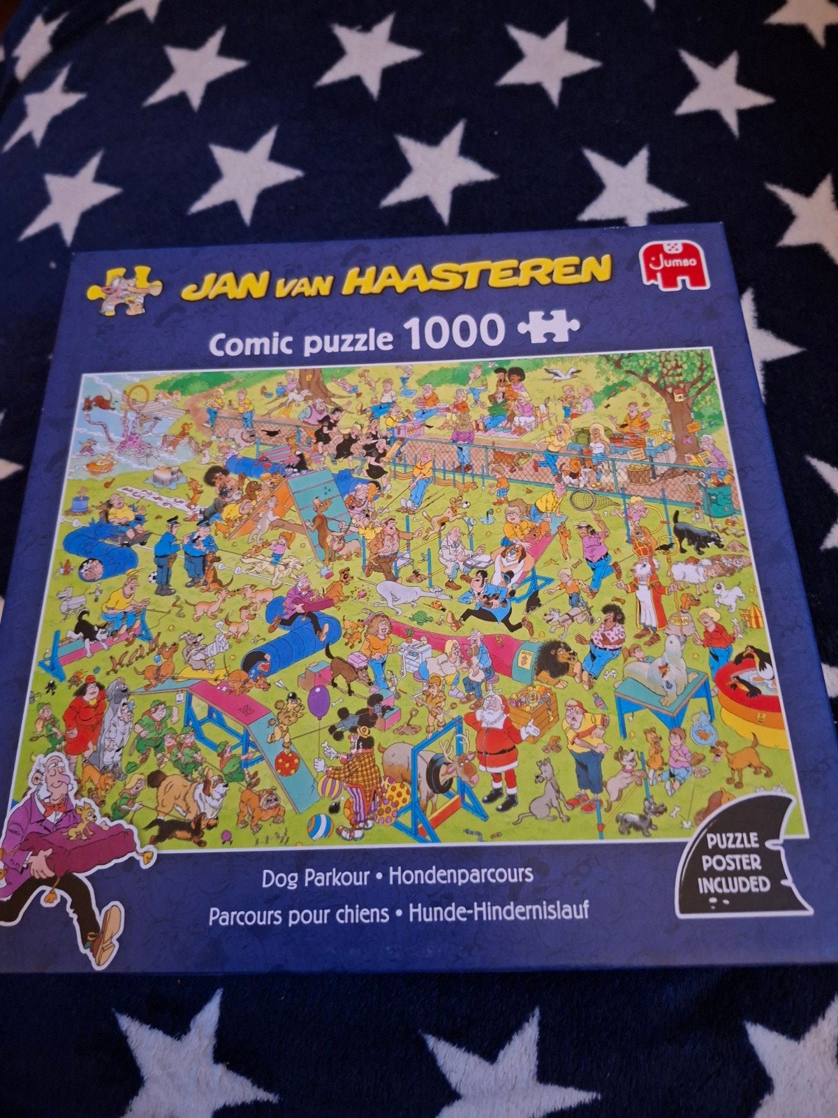 Jan van Haasteren Puzzel- 1000 stukjes - Hondenparcours, Ophalen, 500 t/m 1500 stukjes, Zo goed als nieuw