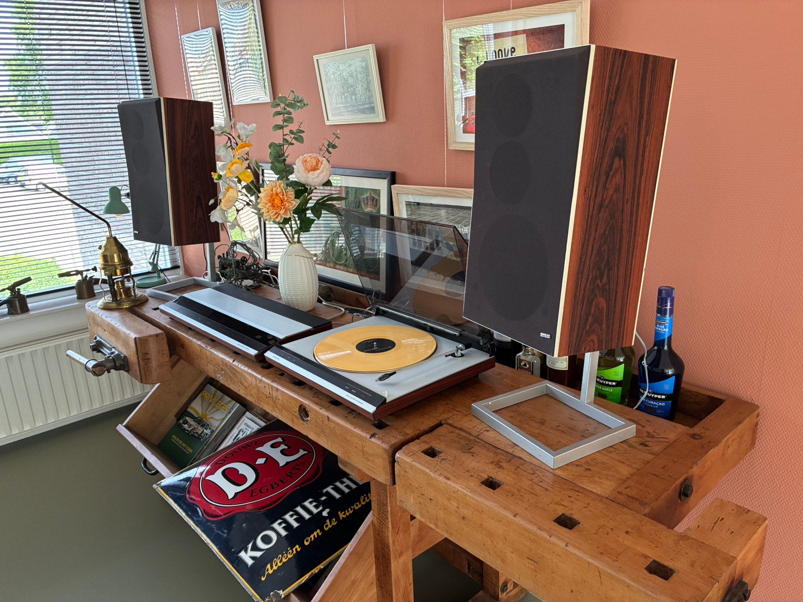 Vintage Bang & Olufsen Beogram 2400 Platenspeler Set, Gebruikt, Automatisch, Platenspeler, Ophalen