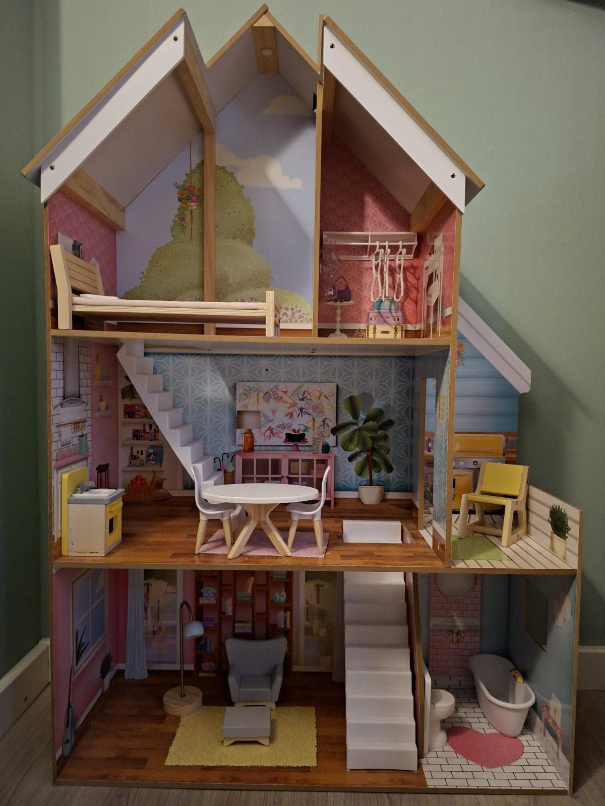 Kidkraft Juliette poppenhuis, Ophalen, Zo goed als nieuw, Poppenhuis