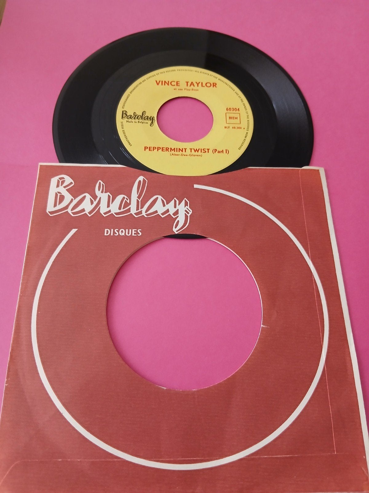 VINYL SINGLE   VINCE TAYLOR   1962, Overige formaten, Ophalen of Verzenden, Zo goed als nieuw, Poprock