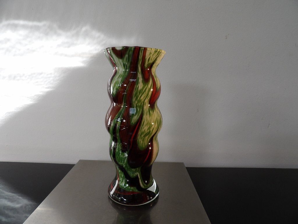 Murano Vaasje Sixties, Carlo Moretti, opaline, Aanbieding, Ophalen of Verzenden