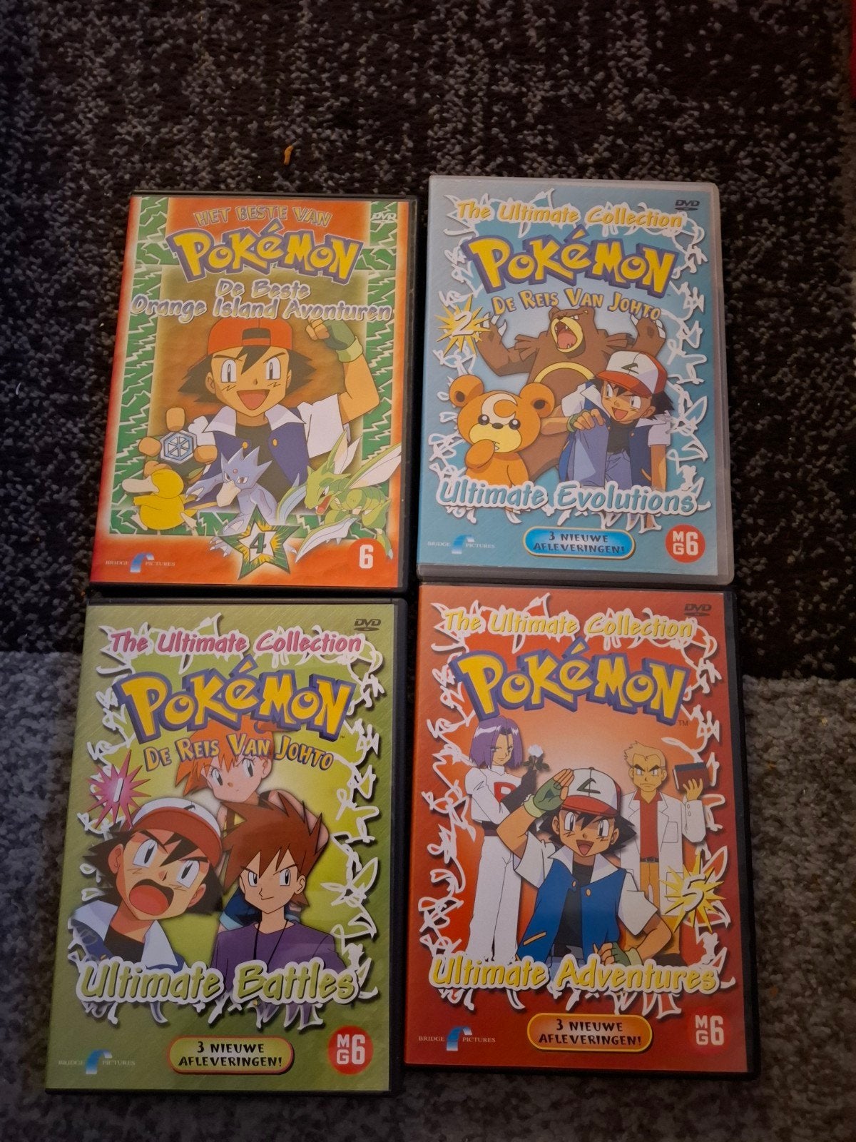 Pokémon DVD Collectie: Orange Island & Johto Avonturen, Cd's en Dvd's, Gebruikt, Animatie, Verzamelbox, Vanaf 6 jaar