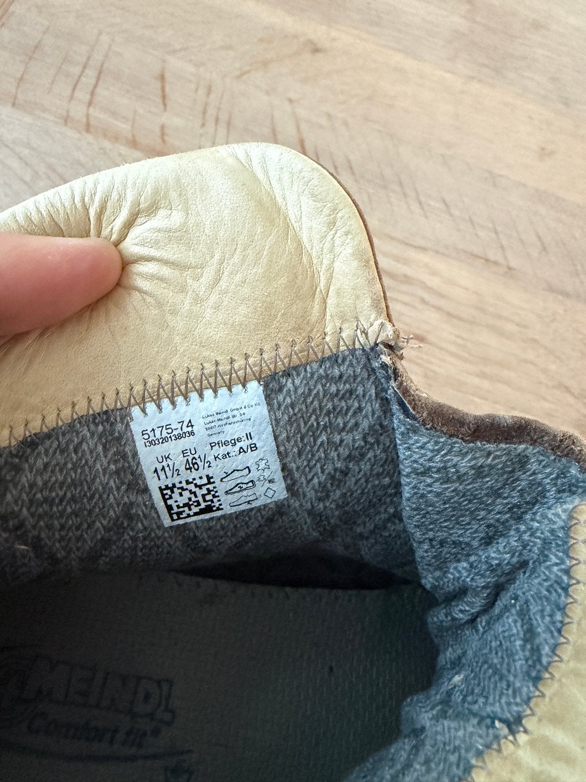 Meindl Comfort Fit Wandelschoenen - Maat 46 1/2, Ophalen, Zo goed als nieuw, Schoenen