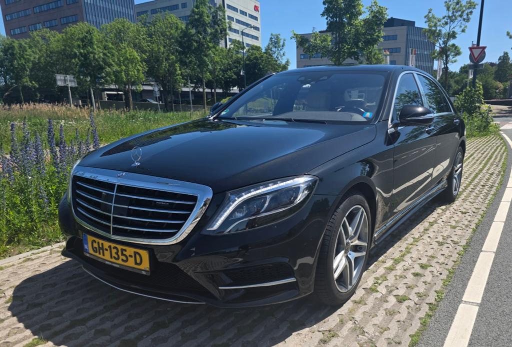Mercedes-Benz S-Klasse 500 Plug-in Hybrid 449pk Lang 7-G, Auto's, Mercedes-Benz, Automaat, Achterwielaandrijving, Dealer onderhouden