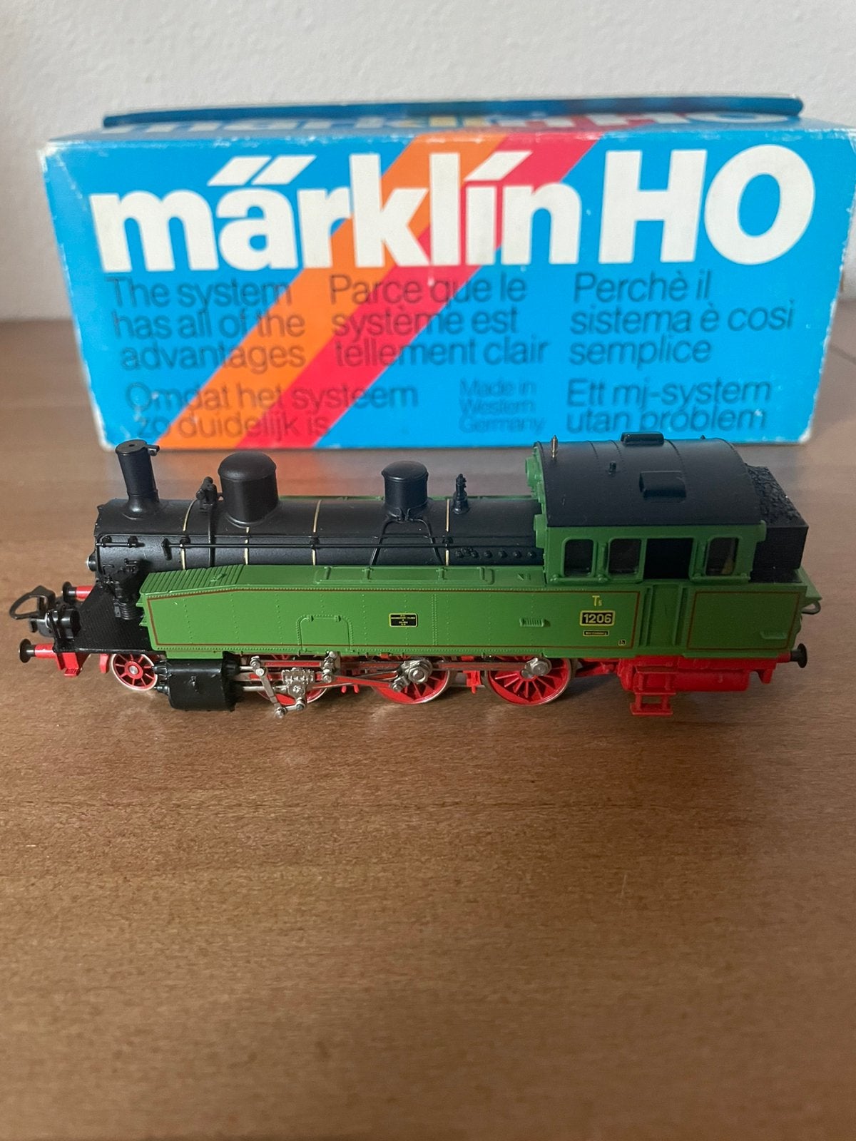 marklin stoomlok 3312 Wurtt. T5, Wisselstroom, Locomotief, Ophalen of Verzenden, Zo goed als nieuw