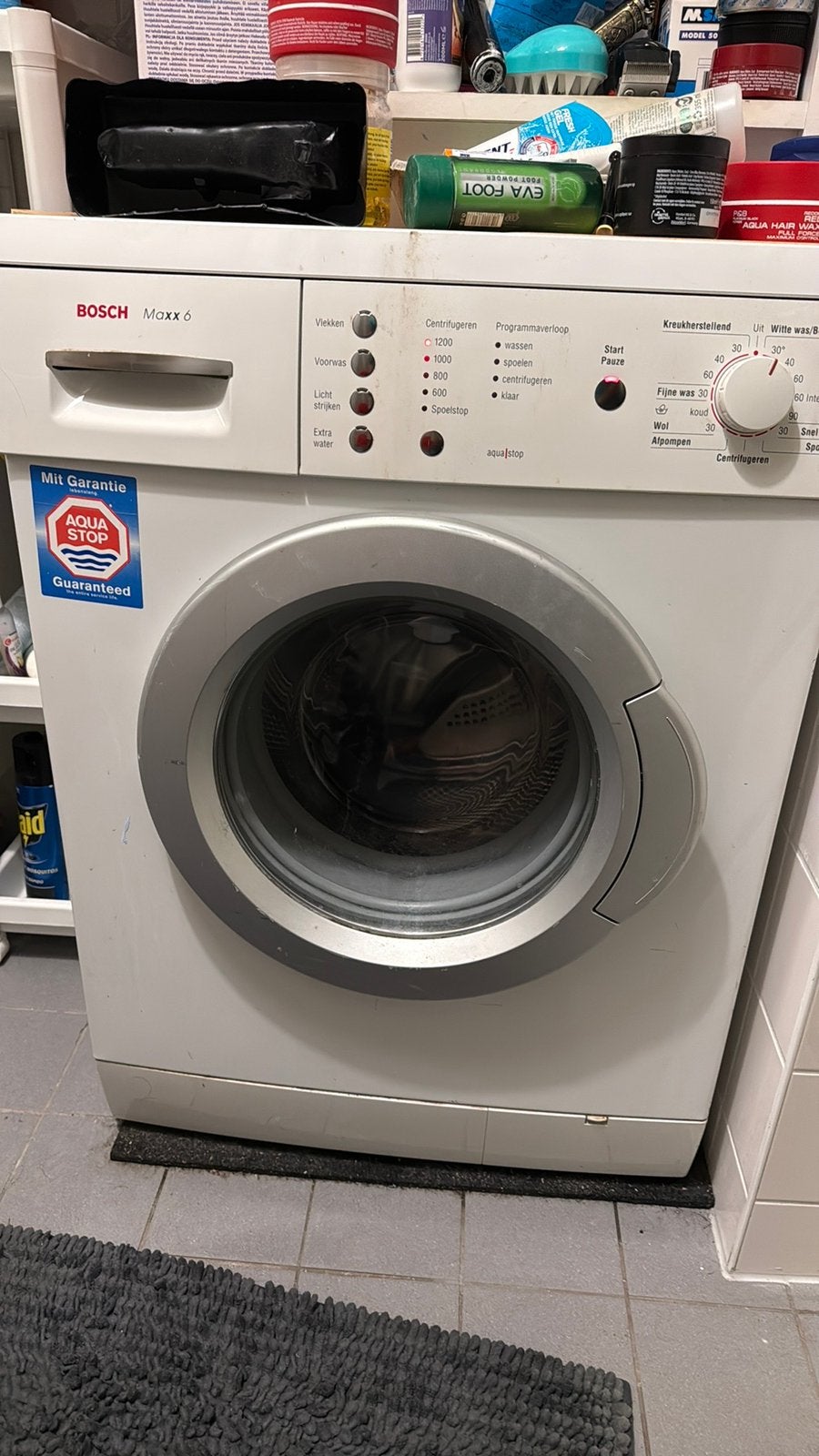 Wasmachine – Goed Werkend en Nette Staat, Ophalen of Verzenden, Zo goed als nieuw, 1200 tot 1600 toeren, 85 tot 90 cm