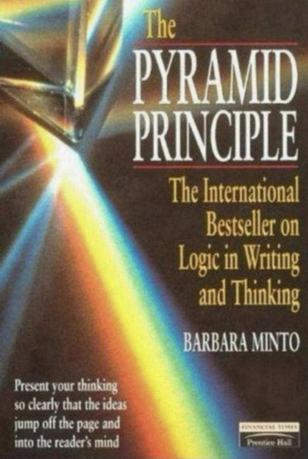 The Pyramid Principle, Ophalen of Verzenden, Zo goed als nieuw, Management