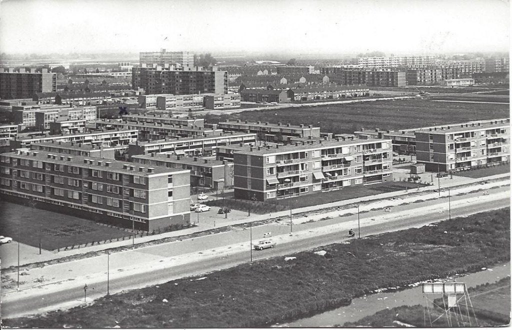 Rotterdam, Alexanderpolder, Nieuwbouw, gelopen 1968, Ophalen of Verzenden, 1960 tot 1980, Gelopen, Zuid-Holland