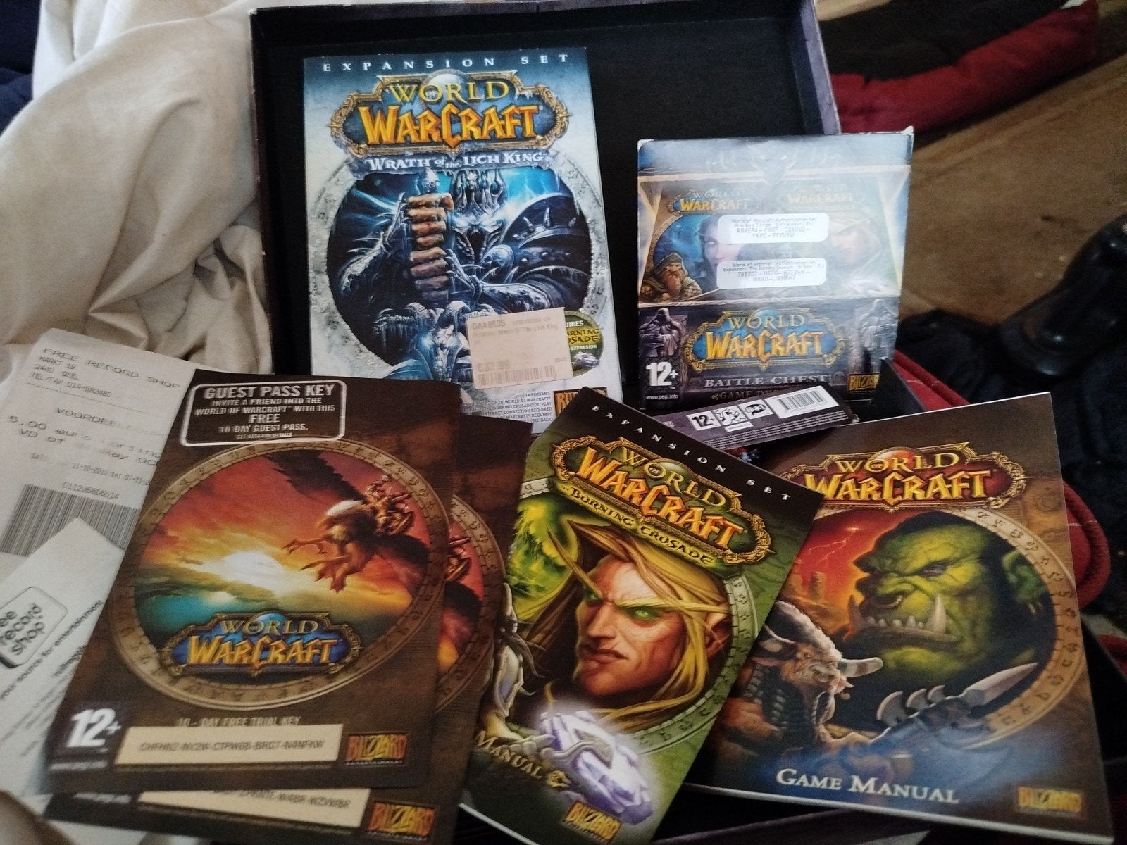 World of Warcraft Battle Chest + Wrath of the Lich King, Spelcomputers en Games, Games | Pc, Gebruikt, 1 speler, Ophalen of Verzenden