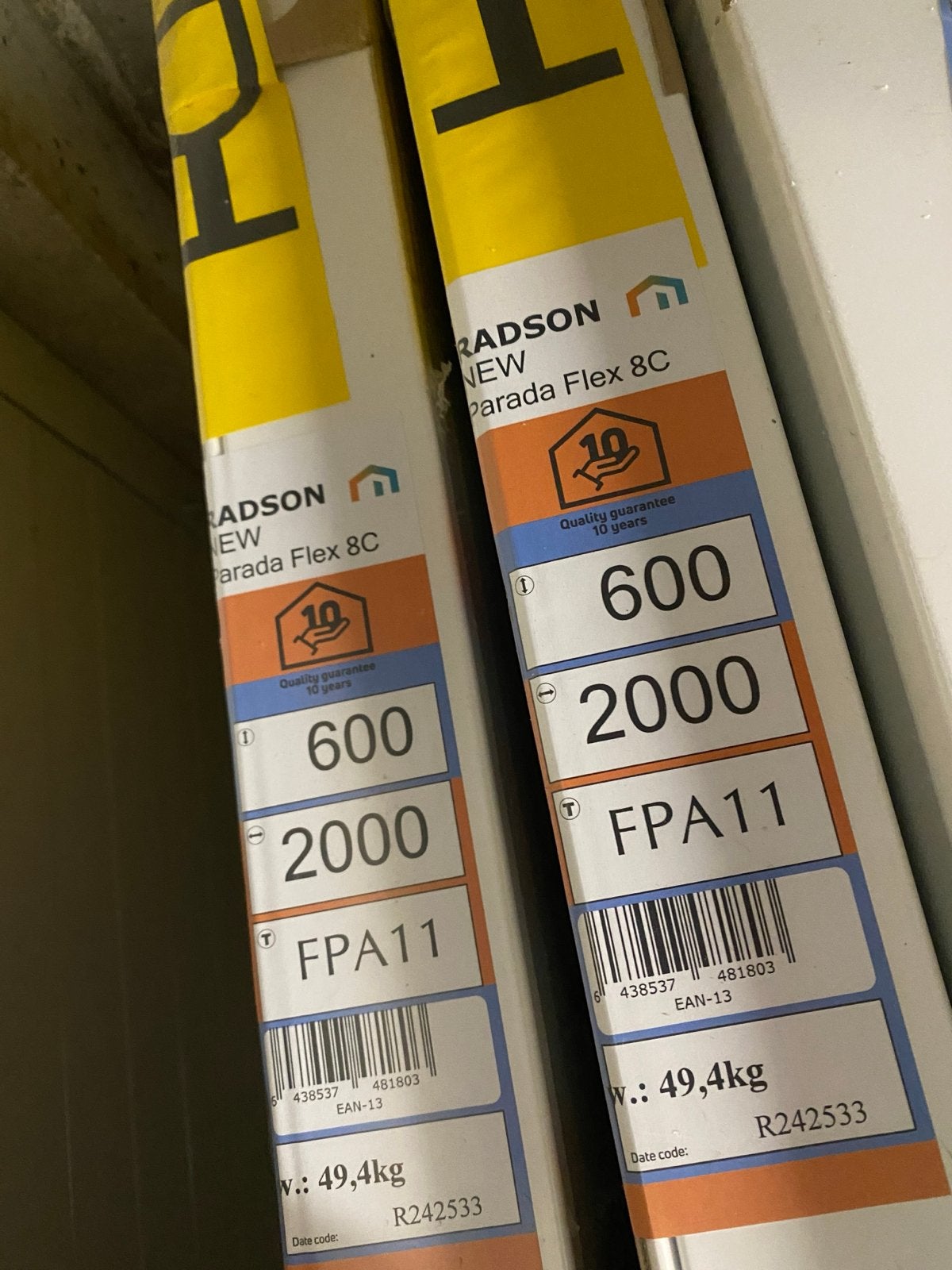 Radson Paradaflex 600x2000 FPA11 vlakke radiator, Ophalen, 30 tot 80 cm, Radiator, Nieuw
