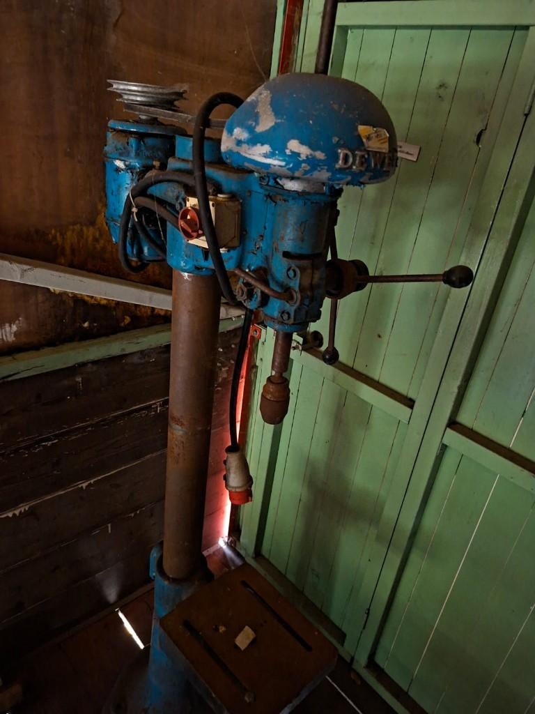 De Wet kolomboormachine kolomboor boormachine vintage retro, Doe-het-zelf en Verbouw, Gereedschap | Boormachines, Ophalen, Gebruikt