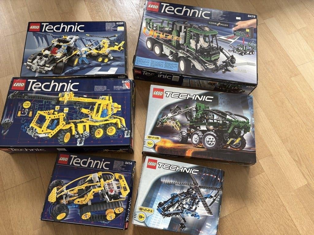 6 x Lego Technic, Lego, Ophalen of Verzenden, Zo goed als nieuw, Meerdere sets